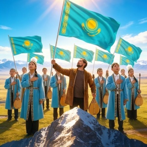 Песня Ибрагим Ескендір & Алтын домбыра ансамблі – Байрақ